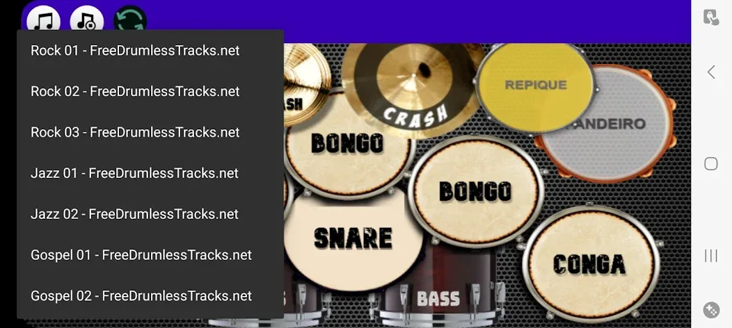Drum Studio: Bateria Virtual — Взломанная версия (Все Премиум Наборы Разблокированы) — скриншот 4