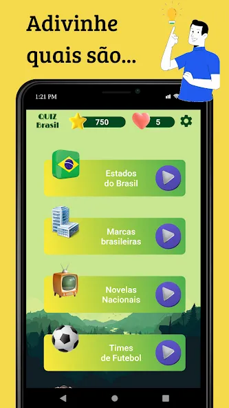 Скачать Quiz Brasil — Модификация Все уровни открыты — скриншот 2