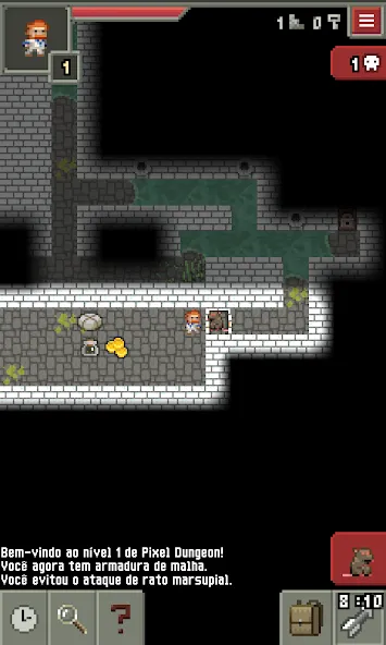 Скачать взломанную Pixel Dungeon ML — Много денег — скриншот 5