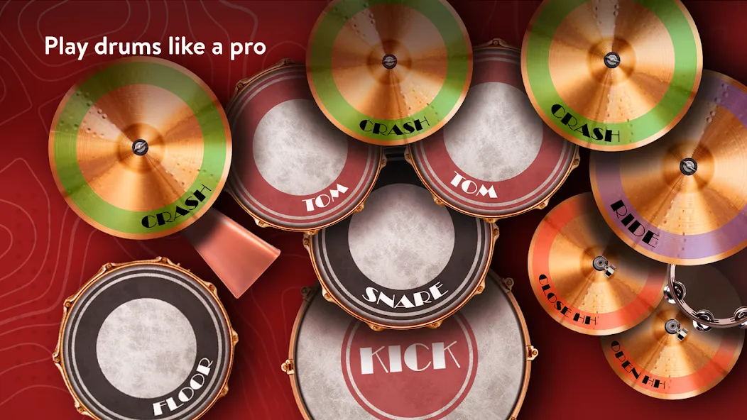 Скачать Classic Drum: electronic drums — Последняя версия (Все барабаны разблокированы) — скриншот 1