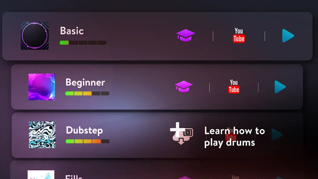 Скачать Classic Drum: electronic drums — Последняя версия (Все барабаны разблокированы) — скриншот 2