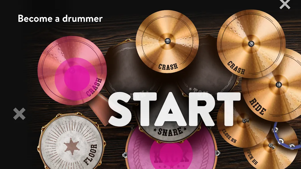 Скачать Classic Drum: electronic drums — Последняя версия (Все барабаны разблокированы) — скриншот 3