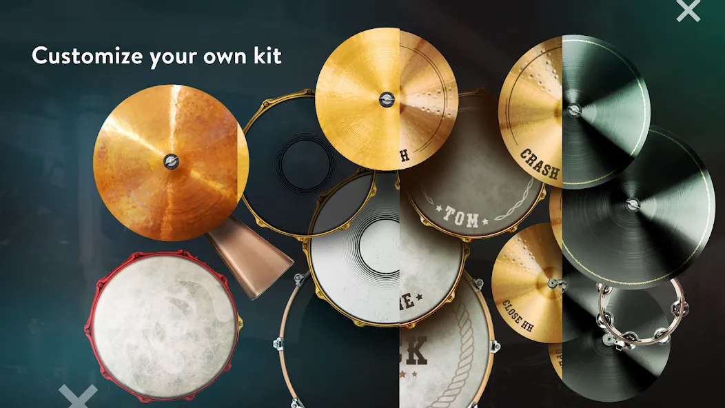 Скачать Classic Drum: electronic drums — Последняя версия (Все барабаны разблокированы) — скриншот 5