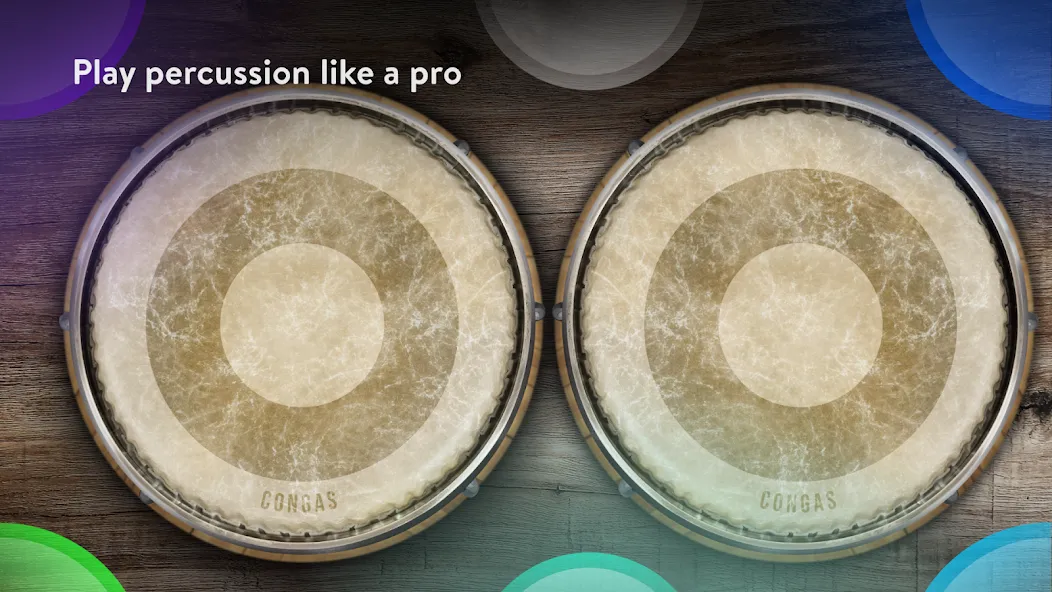 Congas & Bongos: percussion MOD APK на Android — Все инструменты разблокированы — скриншот 1 Congas & Bongos: percussion MOD APK на Android — Все инструменты разблокированы — скриншот 1