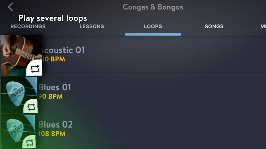 Congas & Bongos: percussion MOD APK на Android — Все инструменты разблокированы — скриншот 3 Congas & Bongos: percussion MOD APK на Android — Все инструменты разблокированы — скриншот 3