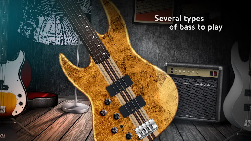 Скачать Real Bass: bass guitar — Все функции разблокированы — скриншот 3 Скачать Real Bass: bass guitar — Все функции разблокированы — скриншот 3