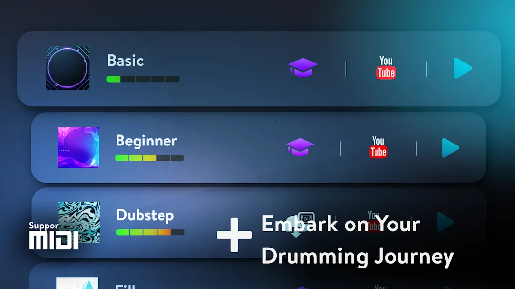 Real Drum: electronic drums Mod APK Все наборы ударных разблокированы — Скачать на Андроид — скриншот 3