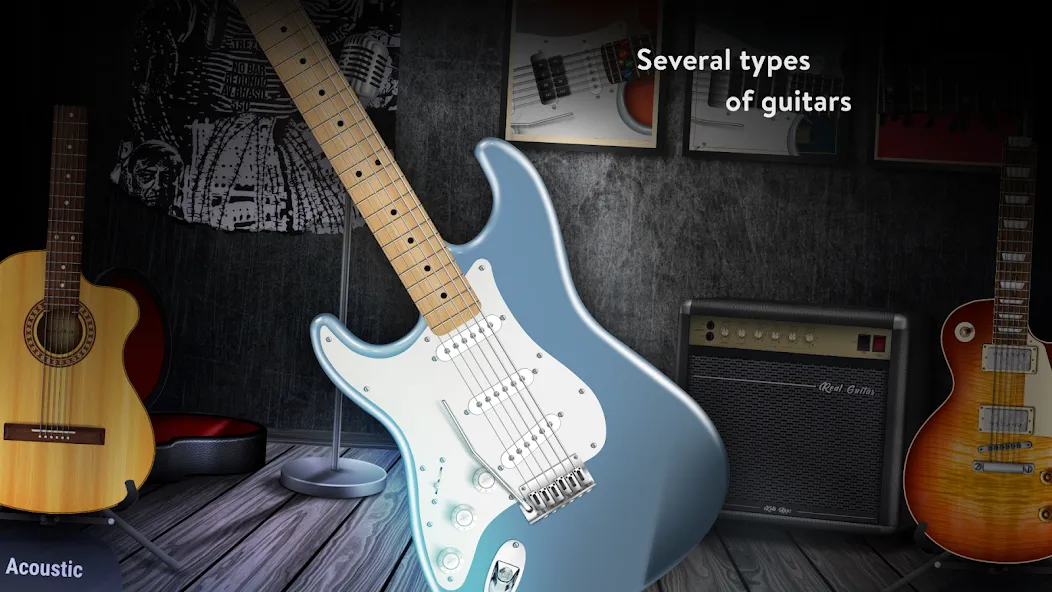 Real Guitar: lessons & chords Mod APK Все разблокировано — Скачать на Андроид — скриншот 3 Real Guitar: lessons & chords Mod APK Все разблокировано — Скачать на Андроид — скриншот 3