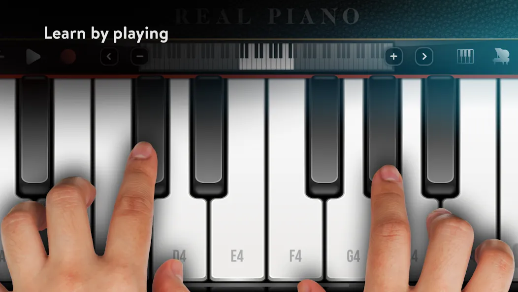 Скачать Real Piano electronic keyboard MOD APK — Все инструменты разблокированы — скриншот 1