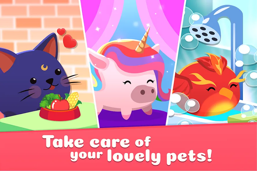 Animal Rescue: Pet Shop Story Mod APK Много денег и алмазов — Скачать на Андроид — скриншот 2