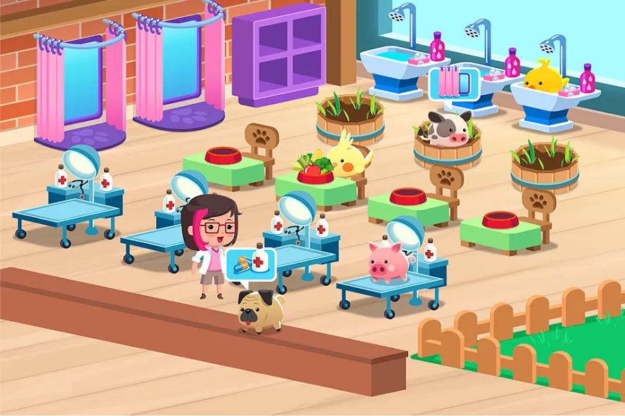 Animal Rescue: Pet Shop Story Mod APK Много денег и алмазов — Скачать на Андроид — скриншот 5