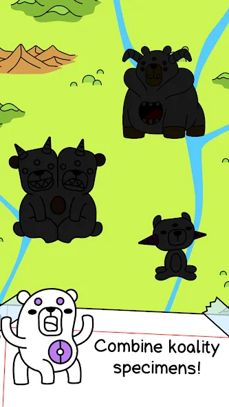 Взломанная Bear Evolution: Idle Clicker на Андроид — Много денег и кристаллов — скриншот 3