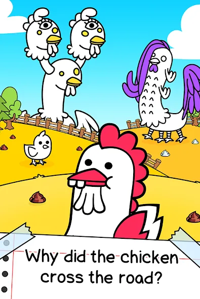 Chicken Evolution: Idle Game — Взломанная версия (Много денег) — скриншот 1