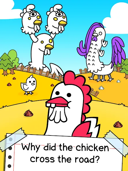 Chicken Evolution: Idle Game — Взломанная версия (Много денег) — скриншот 5