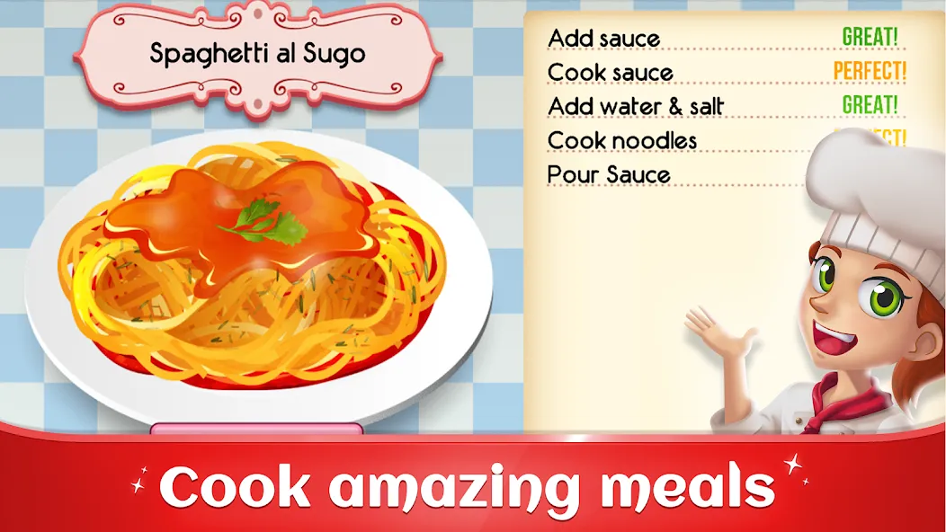 Скачать Cookbook Master: Cooking Games на Андроид — Много денег — скриншот 2