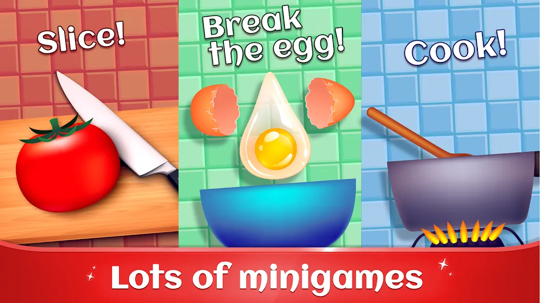 Скачать Cookbook Master: Cooking Games на Андроид — Много денег — скриншот 4