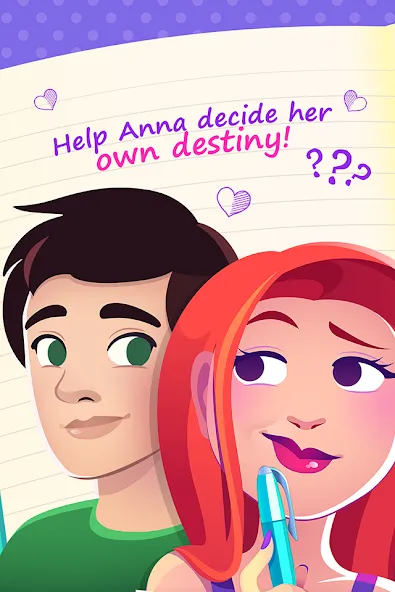 Скачать Dear Diary: Interactive Story MOD APK — Много билетов и без рекламы — скриншот 1