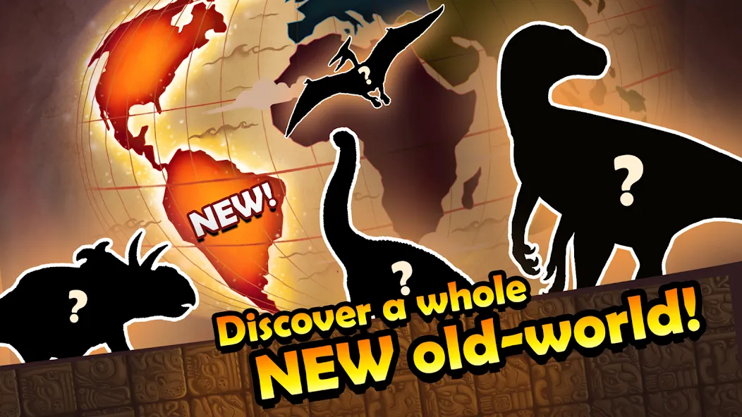 Скачать взломанную Dino Quest: Dig Dinosaur Game — Много денег и без рекламы — скриншот 1