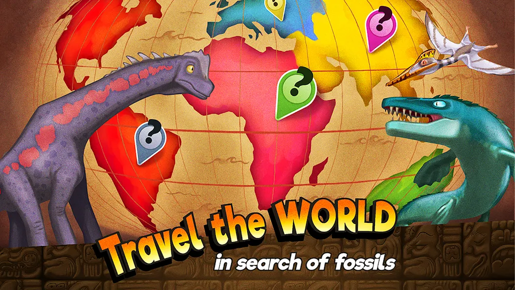 Скачать взломанную Dino Quest: Dig Dinosaur Game — Много денег и без рекламы — скриншот 3