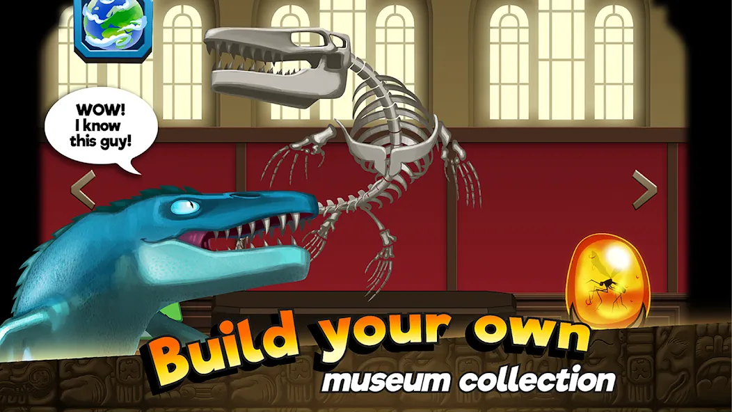 Скачать взломанную Dino Quest: Dig Dinosaur Game — Много денег и без рекламы — скриншот 4