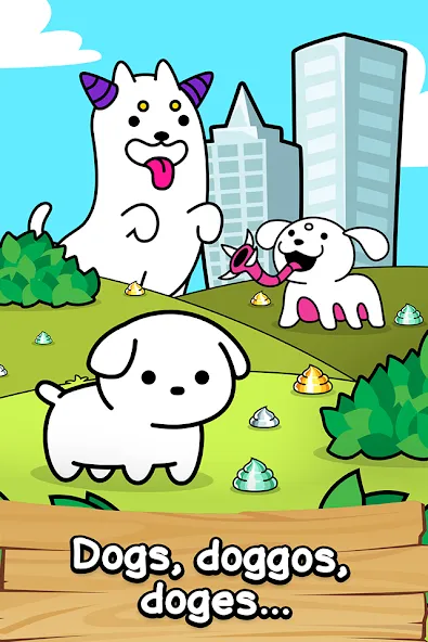 Скачать Dog Evolution: Idle Merge Game — Много денег — скриншот 1