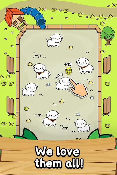 Скачать Dog Evolution: Idle Merge Game — Много денег — скриншот 2