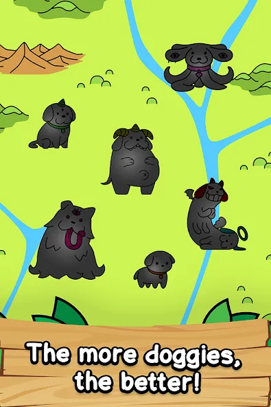 Скачать Dog Evolution: Idle Merge Game — Много денег — скриншот 3