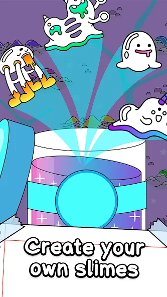 Скачать Slime Evolution: Merge ASMR MOD APK — Много денег — скриншот 3