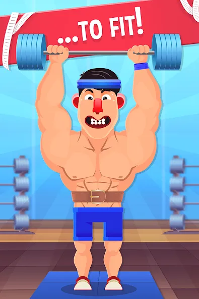 Fat No More: Sports Gym Game! — Мод: Много денег — скриншот 2