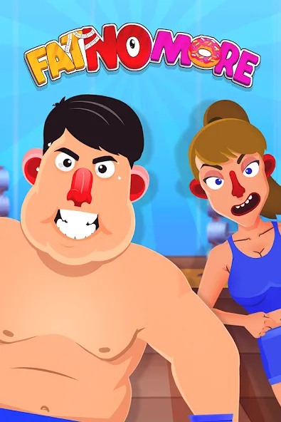 Fat No More: Sports Gym Game! — Мод: Много денег — скриншот 5