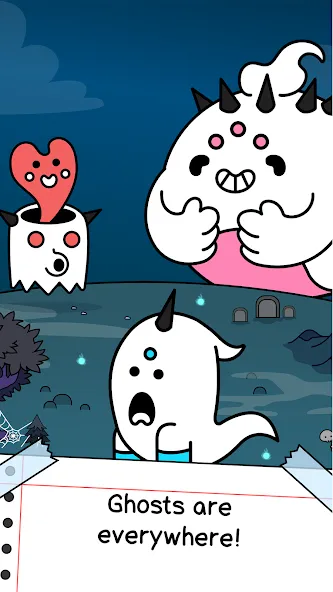Ghost Evolution: Merge Spirits — Мод: Много денег — скриншот 1