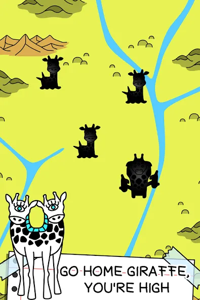 Скачать Giraffe Evolution: Idle Game на телефон — Много денег — скриншот 3