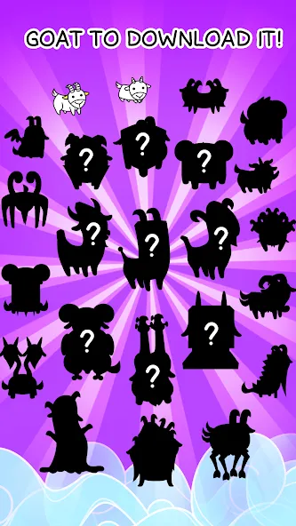 Goat Evolution: Animal Merge на Андроид — Много денег — скриншот 4