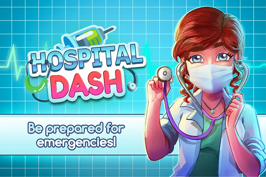 Hospital Dash Tycoon Simulator на Андроид — Мод Много денег и золота — скриншот 1