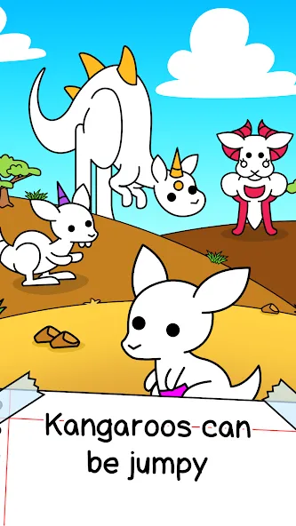 Скачать Kangaroo Evolution: Simulator — Последняя версия (Много денег) — скриншот 1