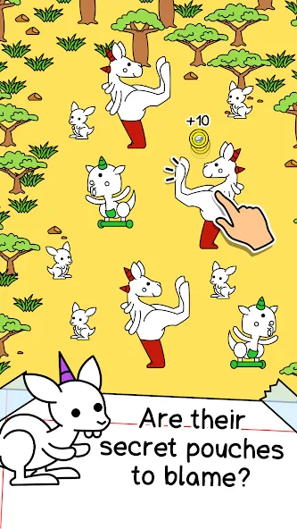 Скачать Kangaroo Evolution: Simulator — Последняя версия (Много денег) — скриншот 2