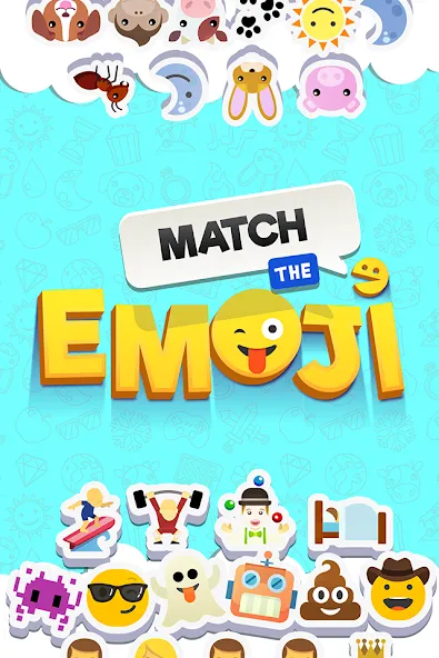 Match The Emoji: Combine All — Мод: Бесконечные подсказки — скриншот 5