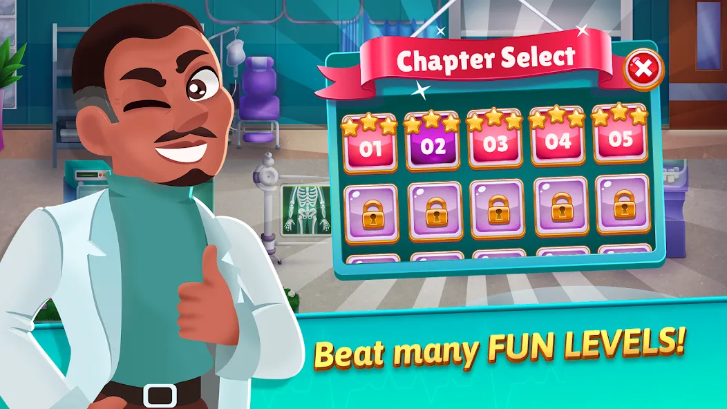 Взлом Medicine Dash: Hospital Game — Много денег — скриншот 4