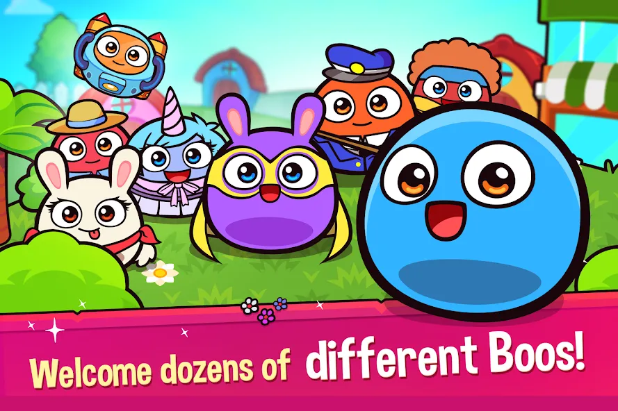 Скачать My Boo Town: City Builder Game на Android — Много денег — скриншот 1