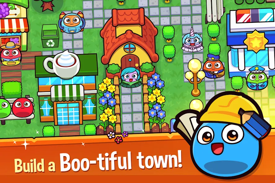 Скачать My Boo Town: City Builder Game на Android — Много денег — скриншот 2