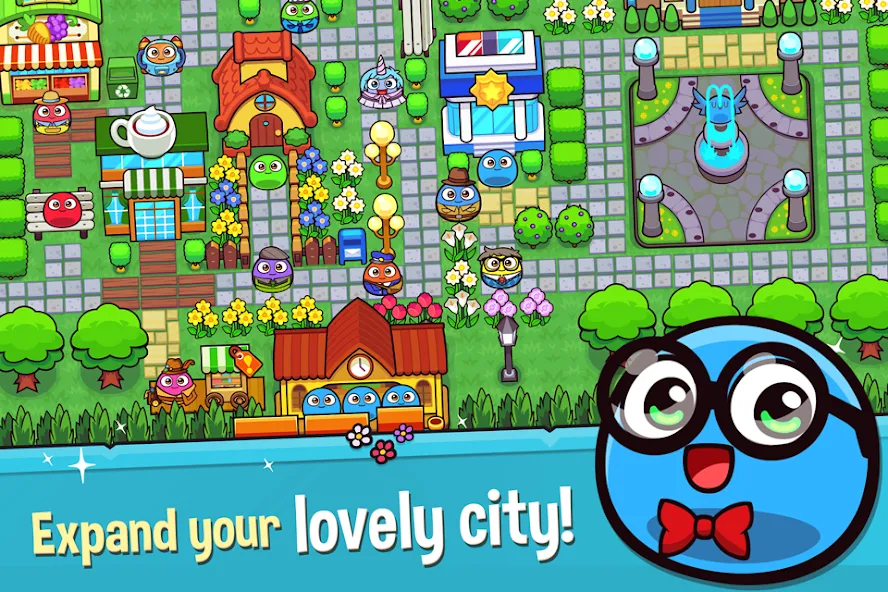 Скачать My Boo Town: City Builder Game на Android — Много денег — скриншот 3