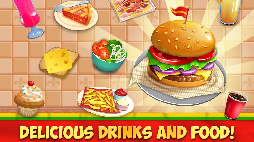 Скачать My Burger Shop 2: Food Game (Мод: Много денег) на Андроид — скриншот 3