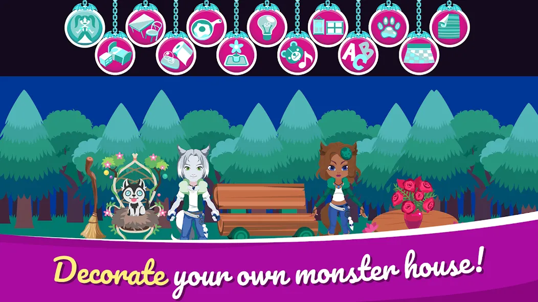 My Monster House: Doll Games — Мод: Все открыто — скриншот 1