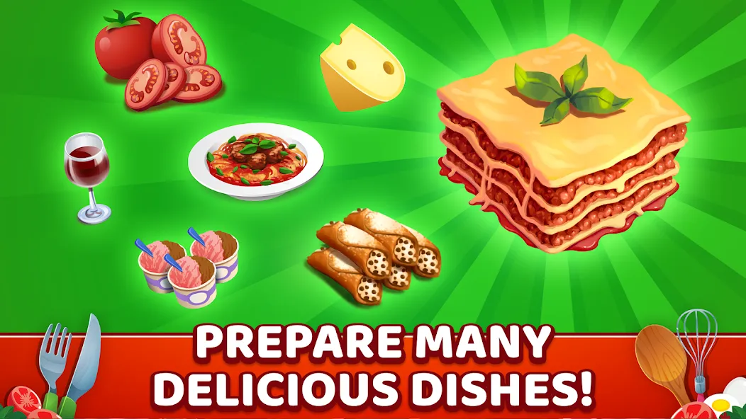 Скачать взлом My Pasta Shop: Cooking Game на Андроид — Много денег — скриншот 3 Скачать взлом My Pasta Shop: Cooking Game на Андроид — Много денег — скриншот 3