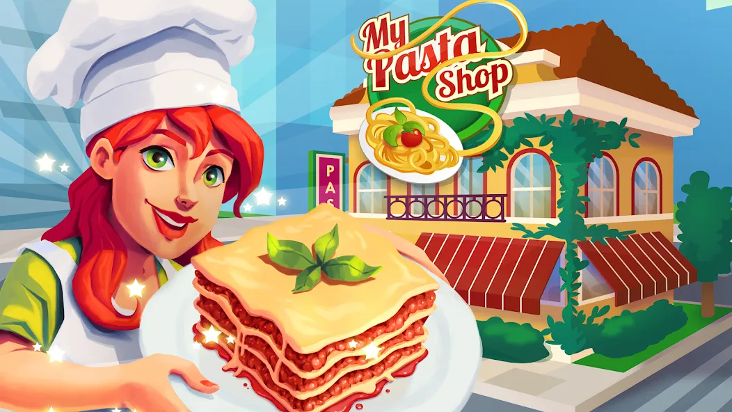 Скачать взлом My Pasta Shop: Cooking Game на Андроид — Много денег — скриншот 5