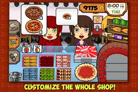 Скачать My Pizza Shop: Management Game MOD APK — Много денег — скриншот 3