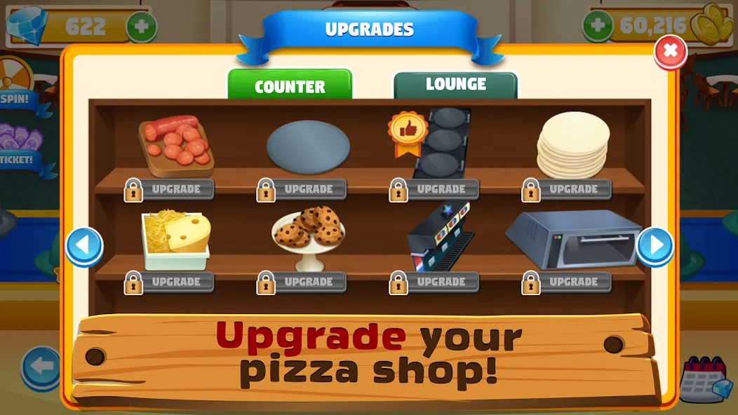 My Pizza Shop 2: Food Games (Мод Много денег) — скриншот 3