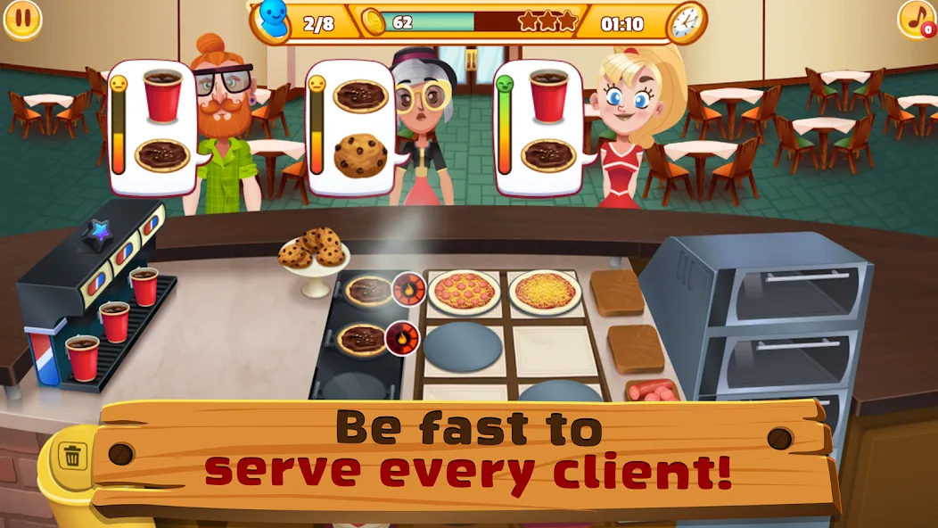 My Pizza Shop 2: Food Games (Мод Много денег) — скриншот 5