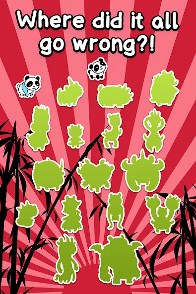 Скачать взломанную Panda Evolution: Idle Clicker — Много денег и алмазов — скриншот 4