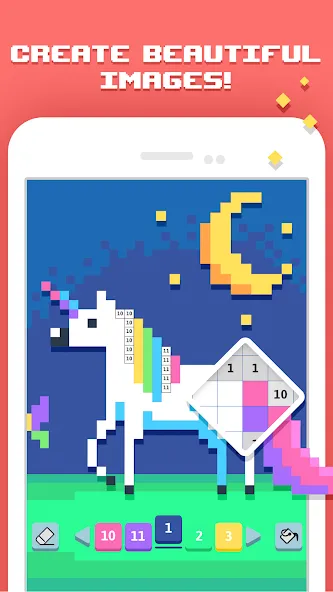 Скачать взломанную Pixelicious: Color Daily Pixel — Все цвета открыты и без рекламы — скриншот 1